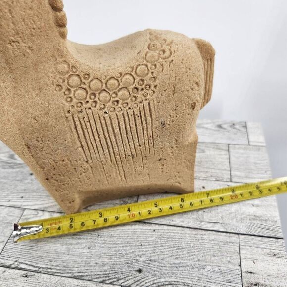 Vintage Mid-Century Marbell Majestic Stylised Sculpture Stone Art Horse Figurine - Picture 10 of 10